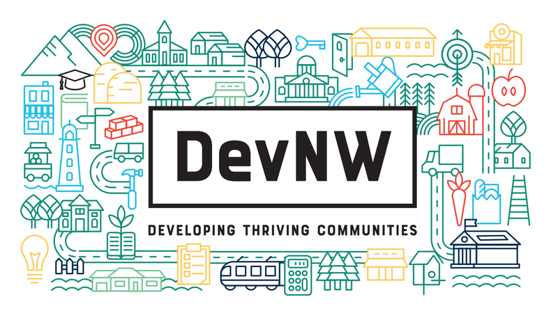 DevNW new logo pattern with tagline